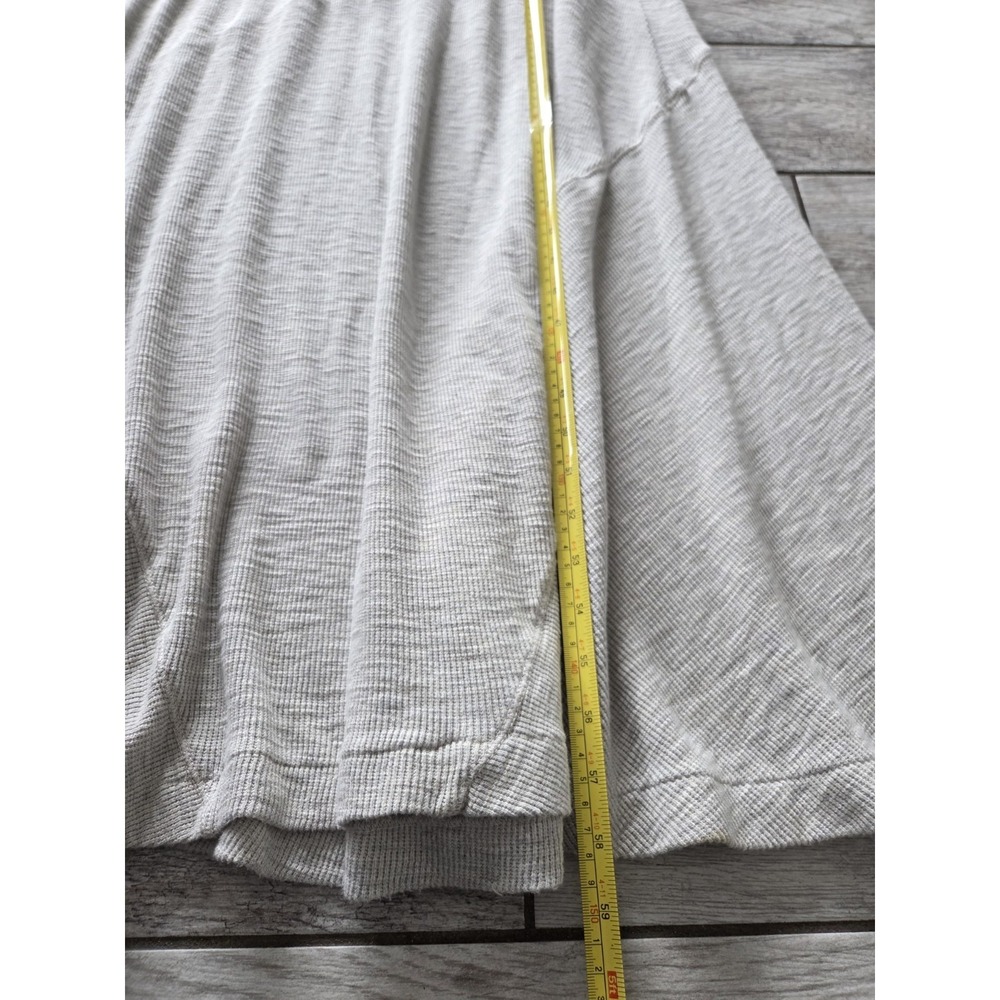 Polo Ralph Lauren Ribbed Thermal Maxi Tank Dress Heather Gray XL Cotton Coastal - Picture 4 of 7